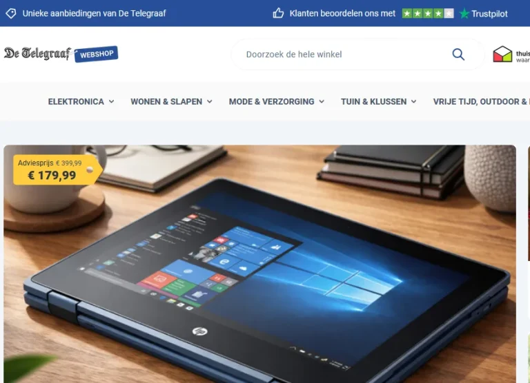 Telegraaf webshop review